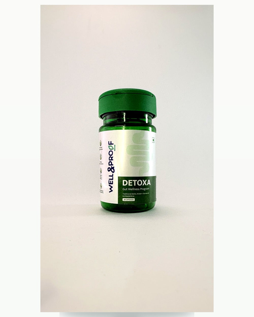 Well & Proof Detoxa Gut Wellness Program — 30 herbal capsules