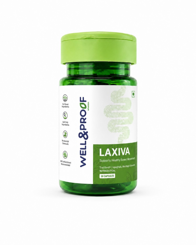 LAXIVA — supports healthy bowel movements, 30 capsules